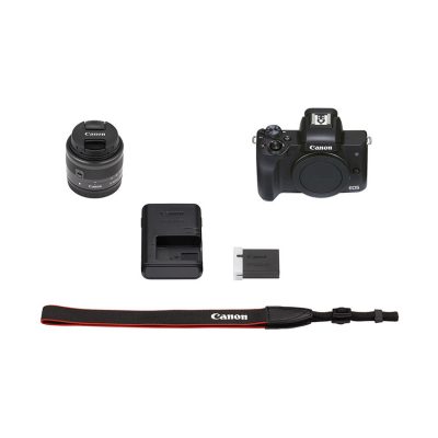 Canon EOS M50 Mark II Kit 15-45mm STM (Black) - FOTOFILE