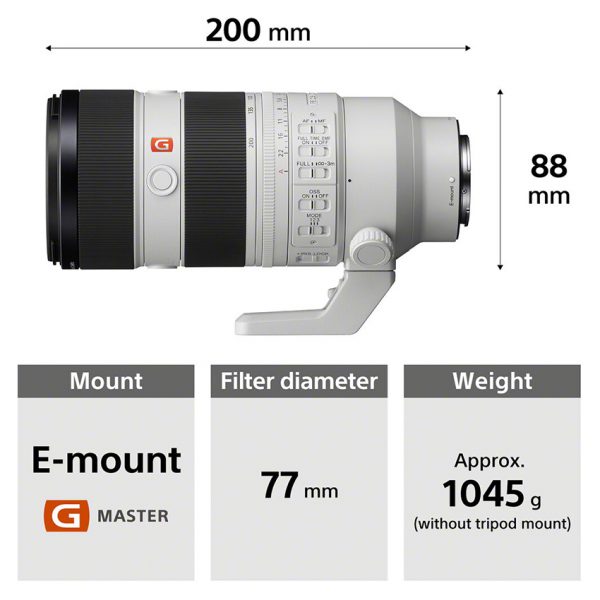Sony FE 70-200mm f/2.8 GM OSS II [SEL70200GM2] - Image 2