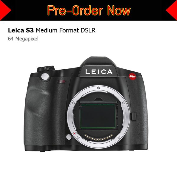 Leica S3 64 Megapixel Medium Format DSLR Body Pre-Order Now
