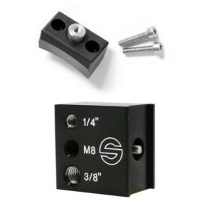 Sachtler Accessory mount with 1/4 in, M8, 3/8 in tap holes