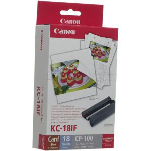 Canon KC-18IF Color Ink & Label Set