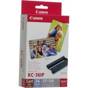 Canon KC-36IP Color Ink & Paper Set, (2.1 x 3.4", 36 Sheets)