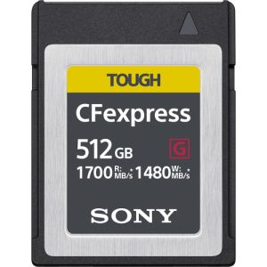Sony 512GB CFexpress Type B TOUGH Memory Card [G512 ca,ni]