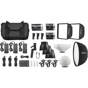 Godox ML-Kit1 Three-light Kit(ML60 Light Body x1,ML30 Light Body x2)