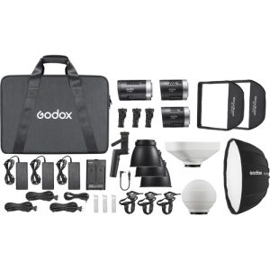 Godox ML-Kit2 Three-light Kit(ML60Bi Light Body x1,ML30Bi Light Body x2)