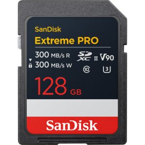 SanDisk ExtremePro SDXC 128GB, UHS-II, 300/300MBs