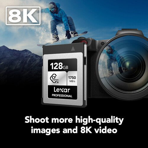 Lexar Silver CFexpress Type B 128GB RW 1750/1300 - FOTOFILE