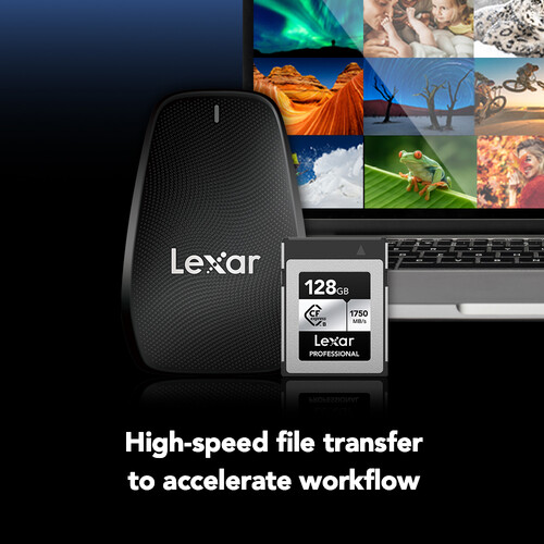 Lexar Silver CFexpress Type B 128GB RW 1750/1300 - FOTOFILE