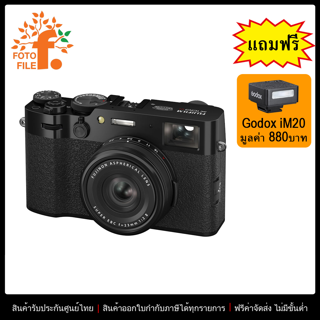 FUJIFILM X100VI Digital Camera (Black) - FOTOFILE