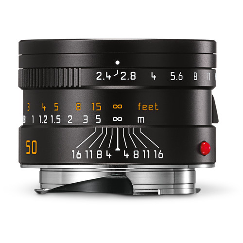 Leica Summarit-M 50mm f/2.4 Lens Black (11680) - FOTOFILE