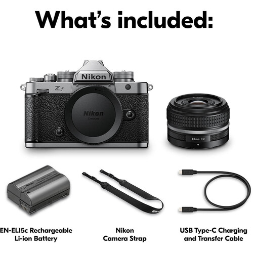 Nikon Zf KIT Z 40mm f/2 SE Lens (Silver) - FOTOFILE